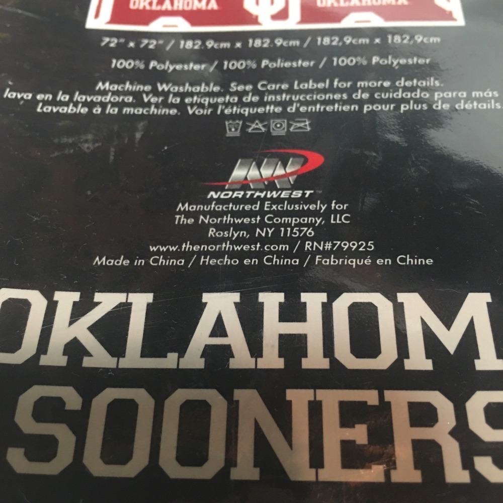 Oklahoma Sooners Fabric Shower Curtain (No Liner) - Picture 6 of 9